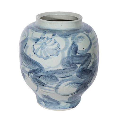 Silla Flower Jar Large Belly by Legends Of Asia