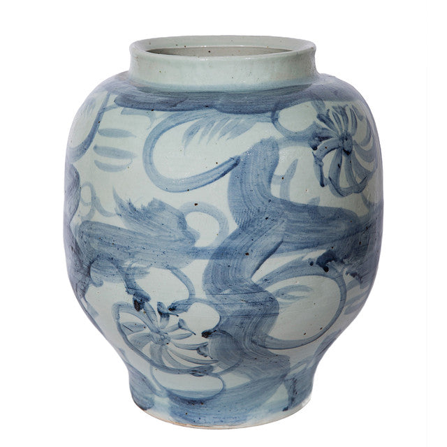Silla Flower Jar Large Belly by Legends Of Asia