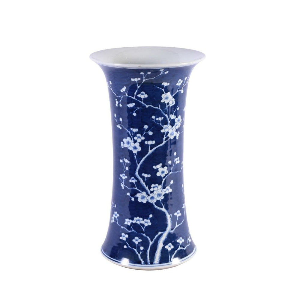 Blue and White Plum Blossom Umbrella Stand Vase