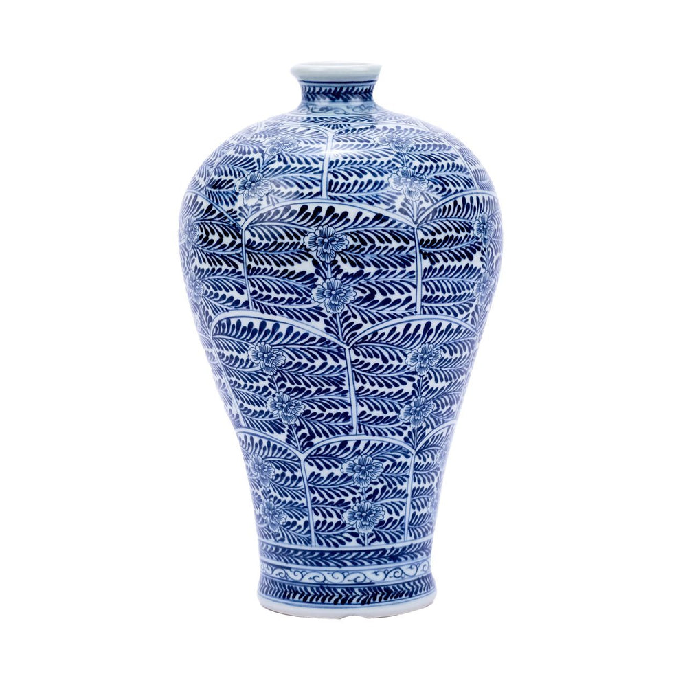 Blue & White Blossom Plum Vase By Legends Of Asia