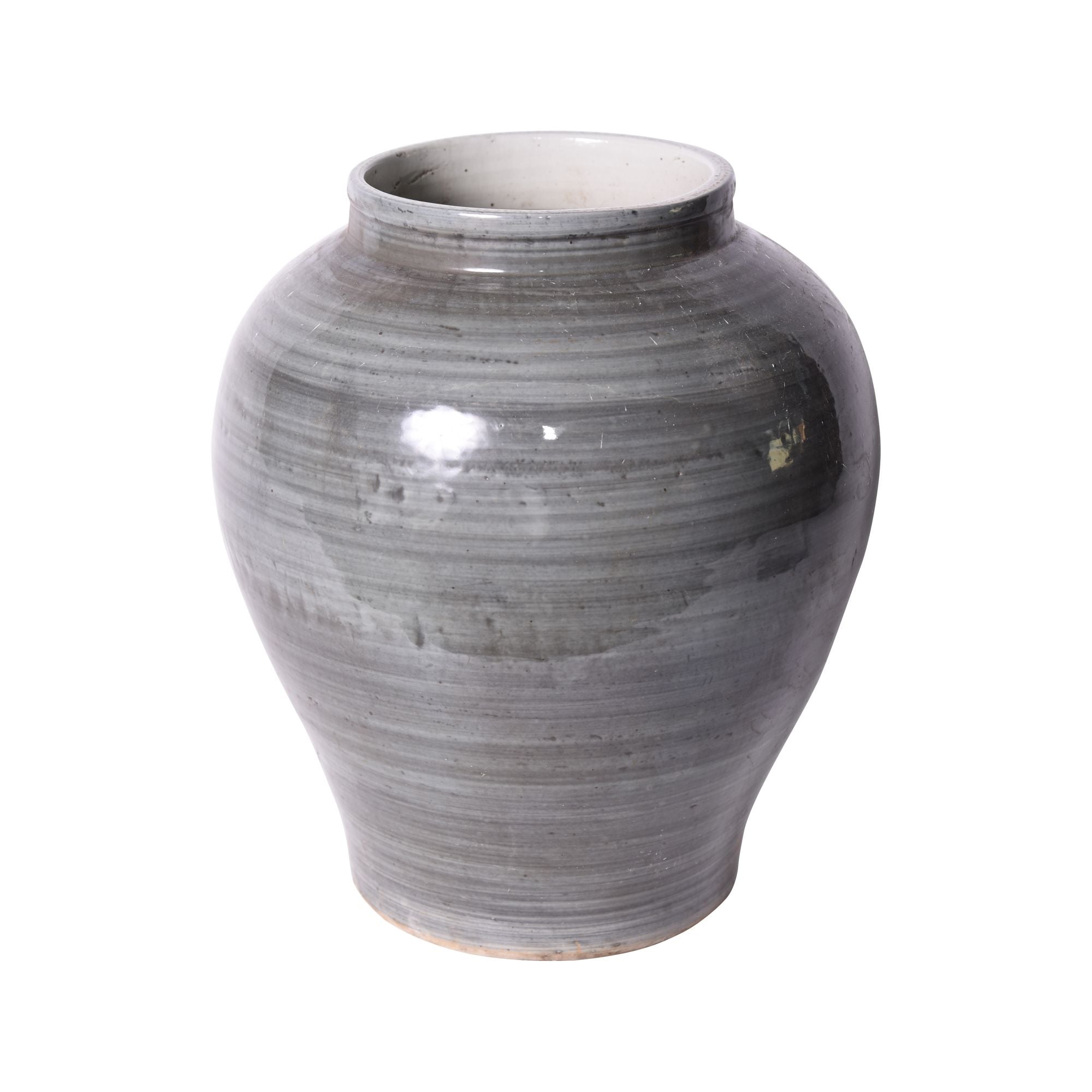 Iron Gray Open Top Jar Small By Legends Of Asia