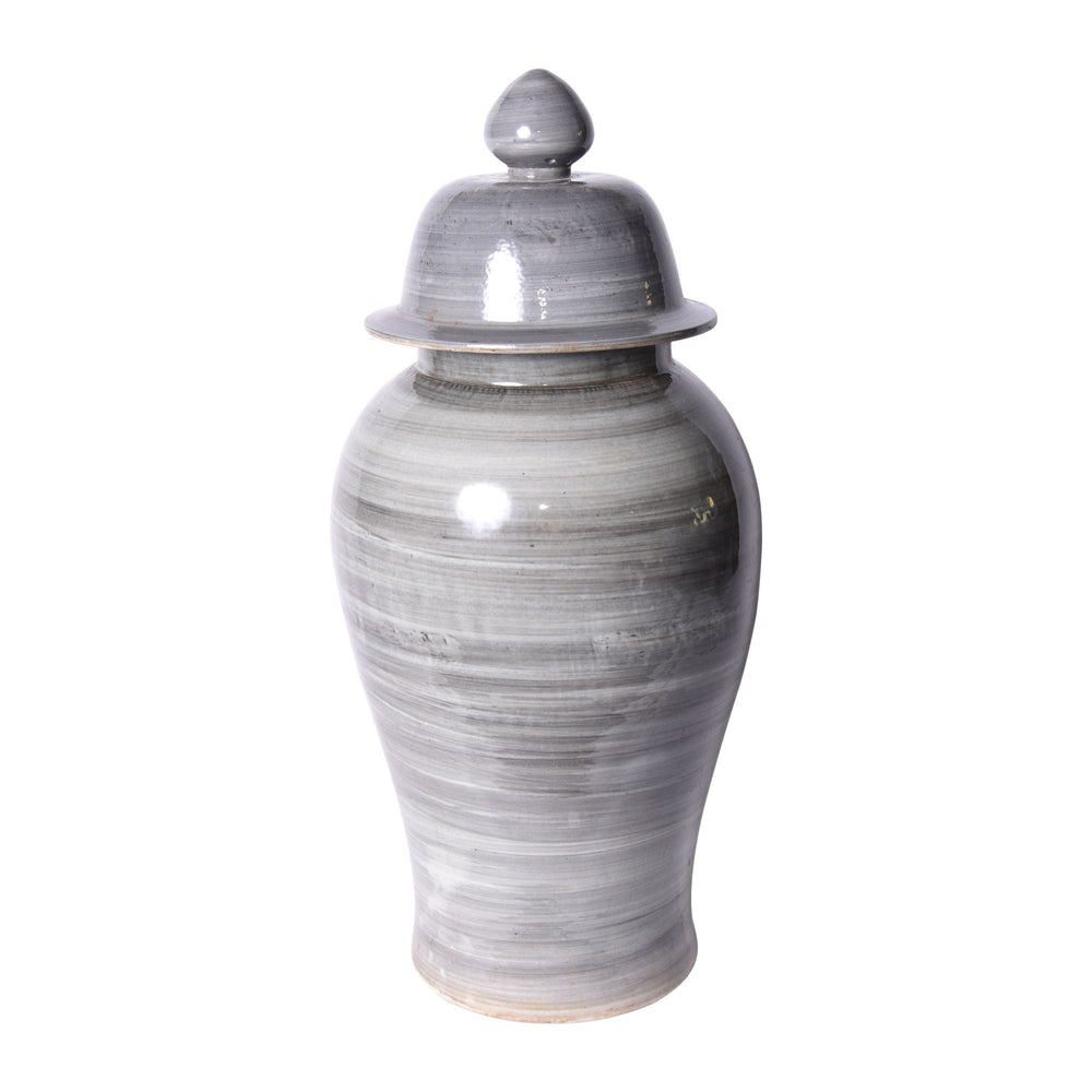 Iron Gray Temple Jar Large By Legends Of Asia