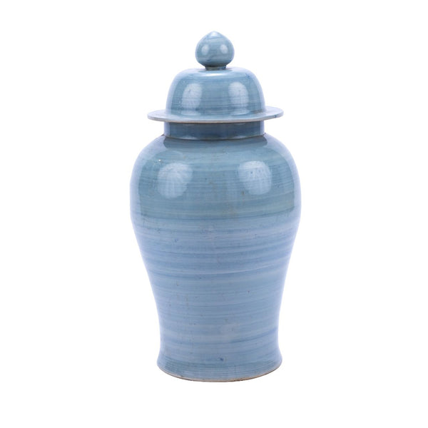 Lake Blue Temple Jar Large By Legends Of Asia