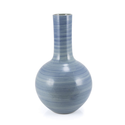 Lake Blue Globular Vase Small By Legends Of Asia