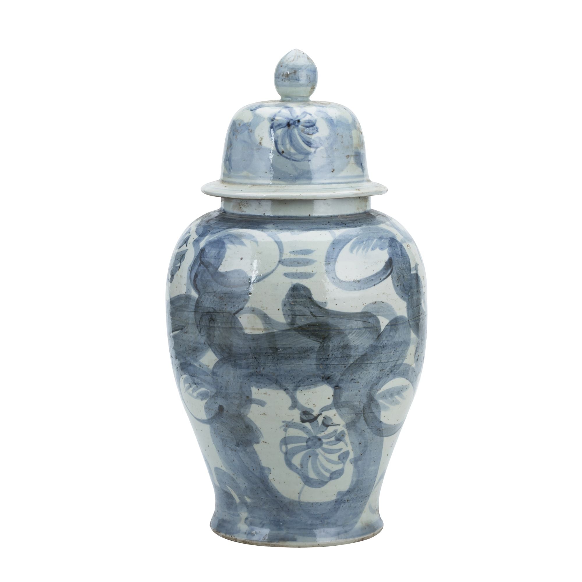 Blue And White Porcelain Silla Flower Temple Jar By Legends Of Asia