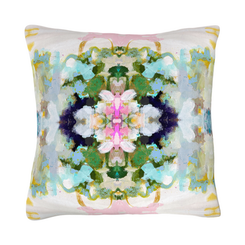 Laura Park Nantucket Bloom Linen Cotton Pillow