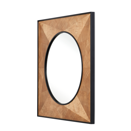 Currey & Company 36" Kallista Taupe Wall Mirror