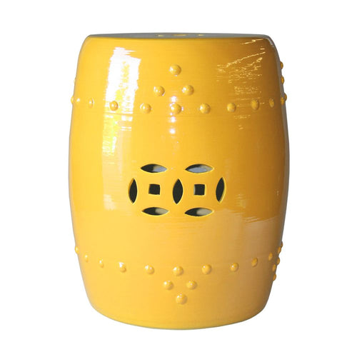 Garden Stool Sunshine Yellow By Legends Of Asia
