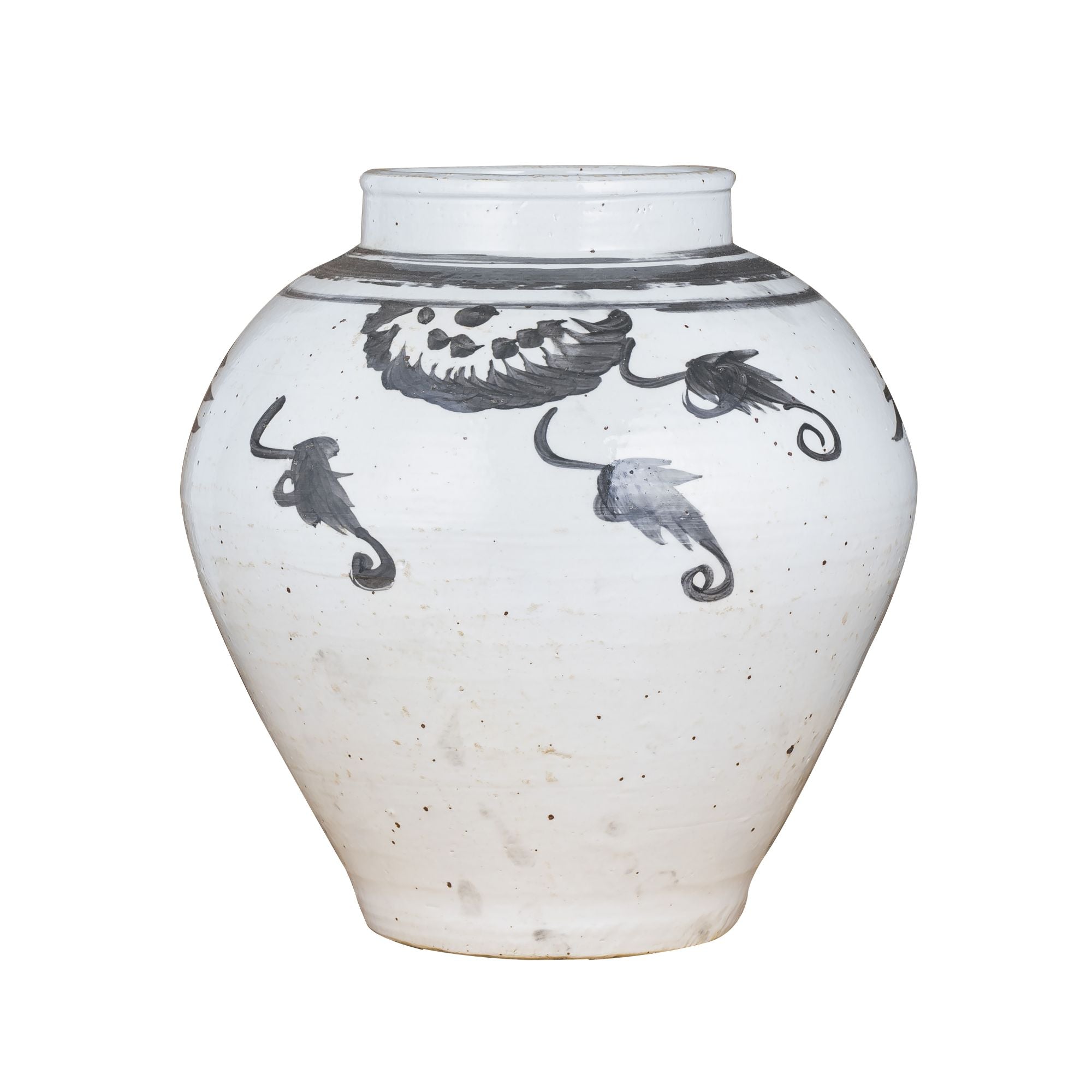 Black Longevity Wide Top Jar By Legends Of Asia
