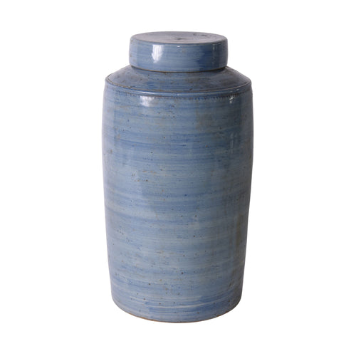 Denim Blue Village Tea Jar By Legends Of Asia