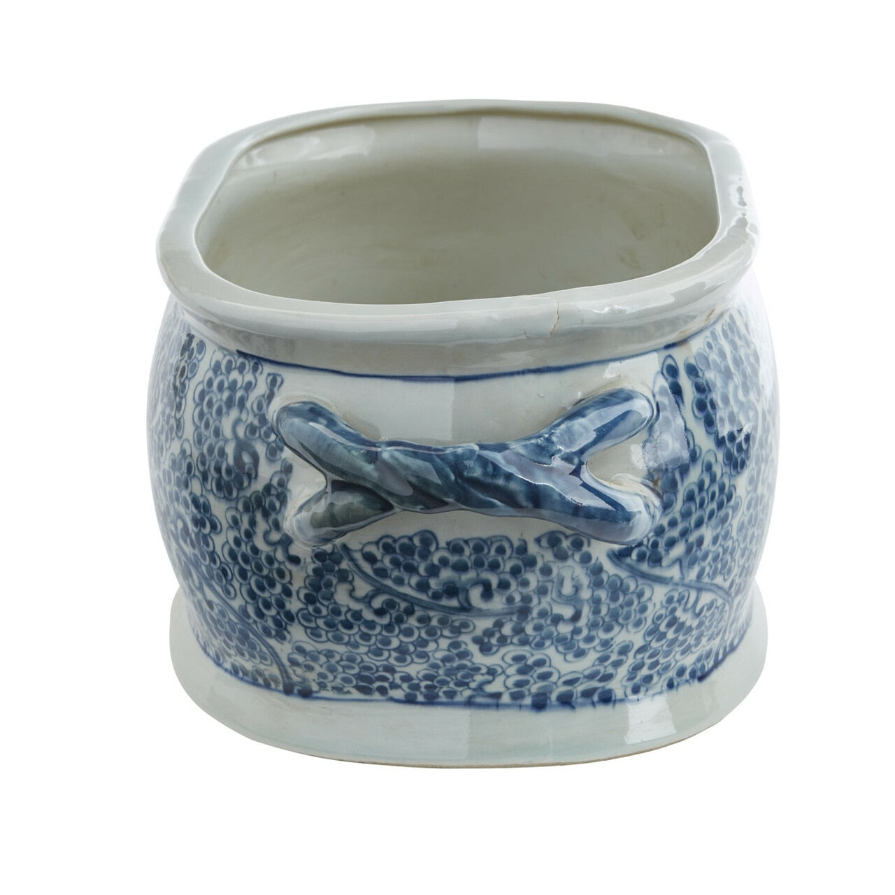 Blue And White Phoenix Foot Bath Planter by Legend of Asia