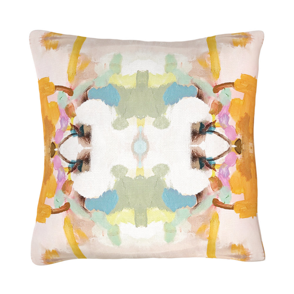 Laura Park Orange Crush Linen Cotton Pillow