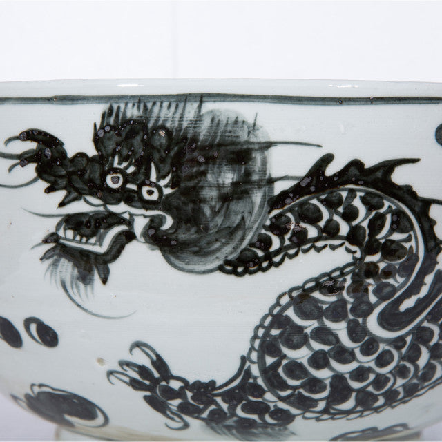 Charcoal Black Phoenix Bowl By Legends Of Asia
