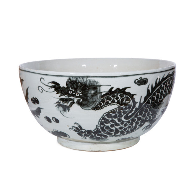 Charcoal Black Phoenix Bowl By Legends Of Asia