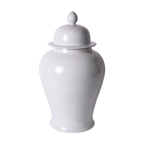 White XL Temple Jar By Legends Of Asia