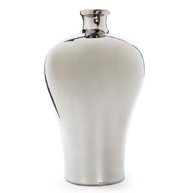 Silver Shine Prunus Vase By Legends Of Asia