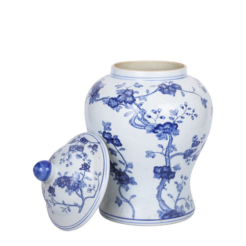 Legend Of Asia Blossom Tree Porcelain Temple Jar