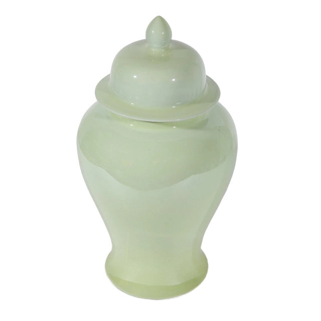 Spring Green Temple Jar Medium by Legends Of Asia