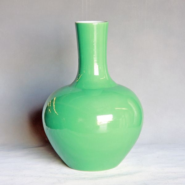 Spring Green Globular Vase By Legends Of Asia