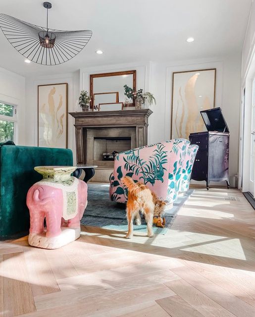 Natural Curiosities Gold Seaweed Art