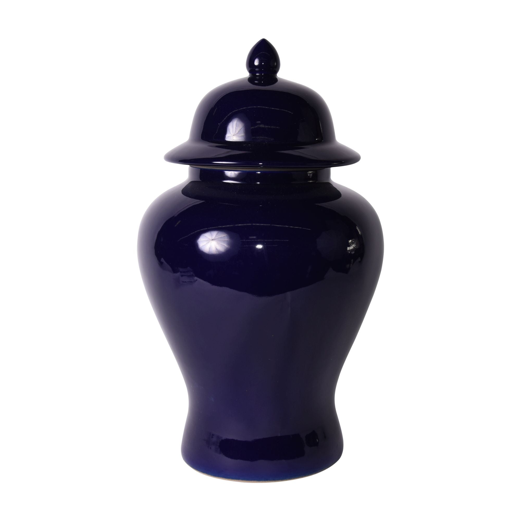 Cobalt Blue Temple Jar L By Legends Of Asia