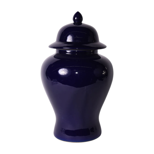 Cobalt Blue Temple Jar L By Legends Of Asia
