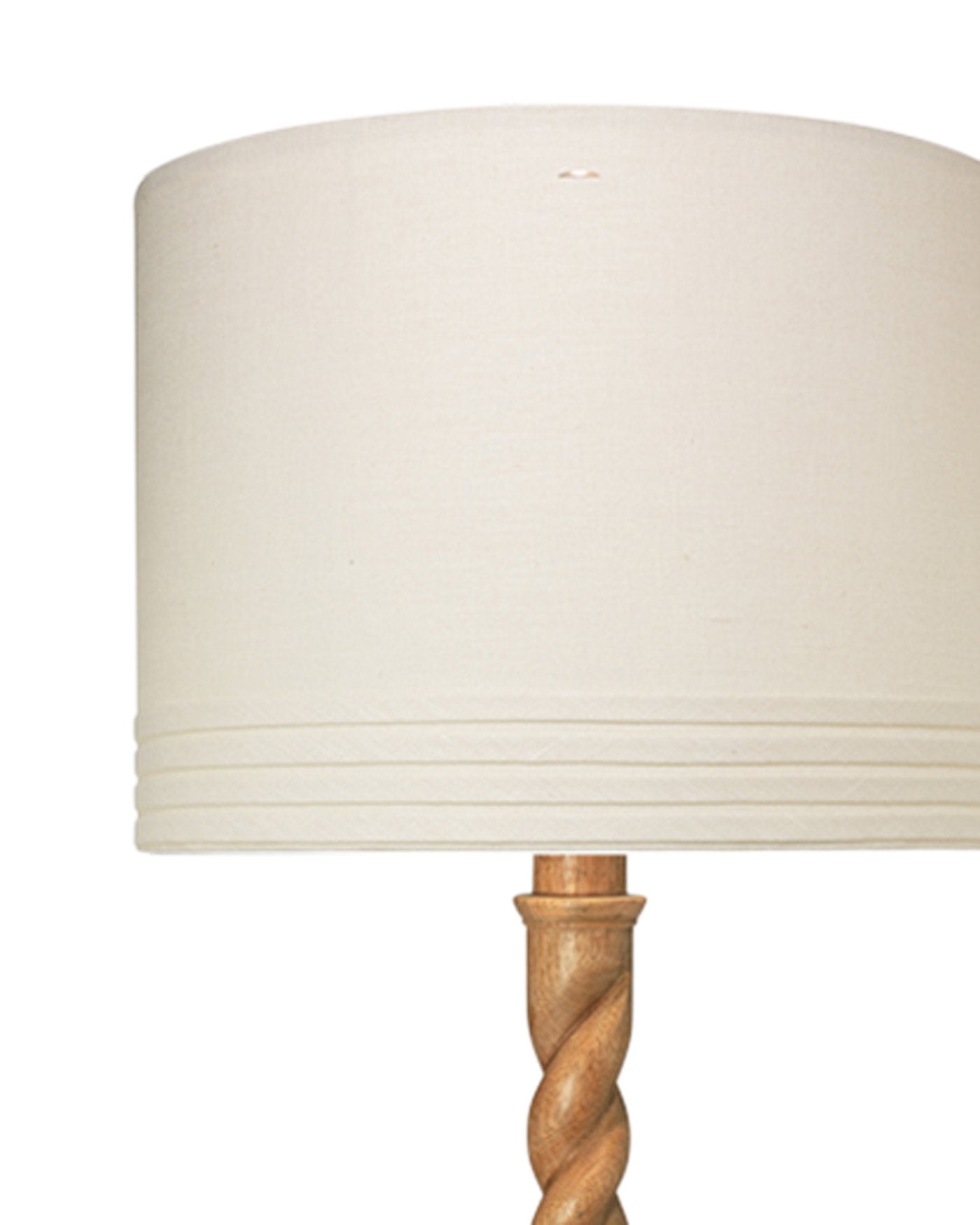 Jamie Young Barley Twist Floor Lamp In Natural Wood