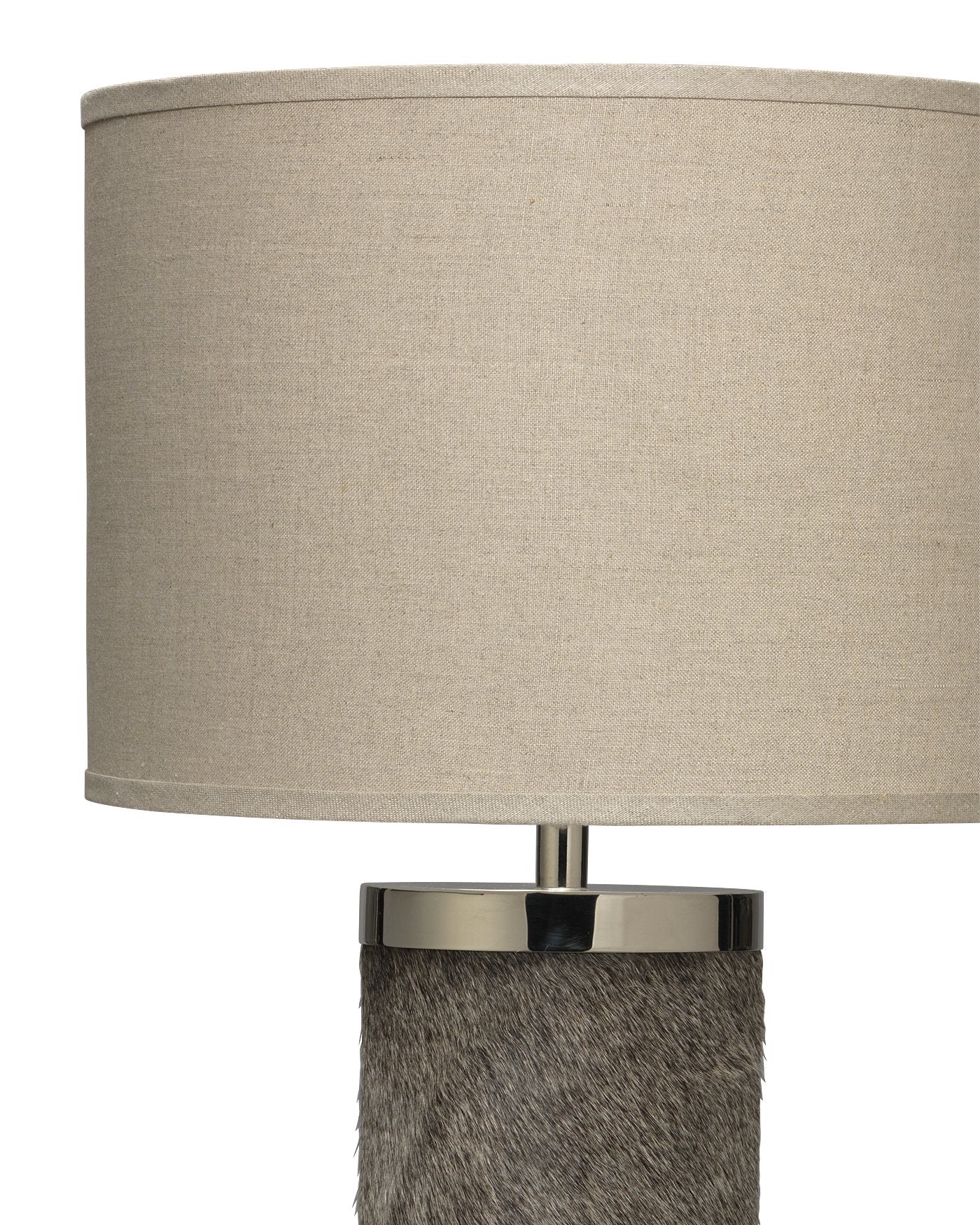 Jamie Young Column Table Lamp In Grey Hide