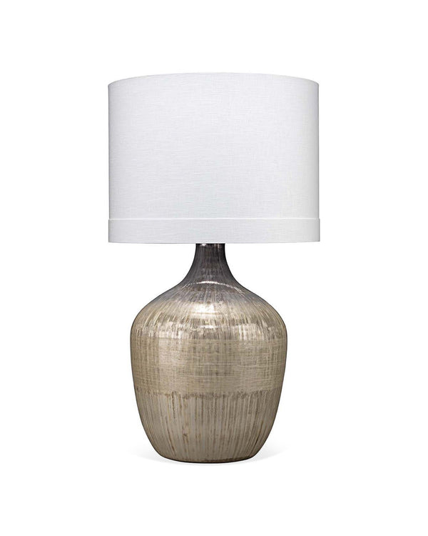 Jamie Young Damsel Table Lamp In Etched Mercury Glass