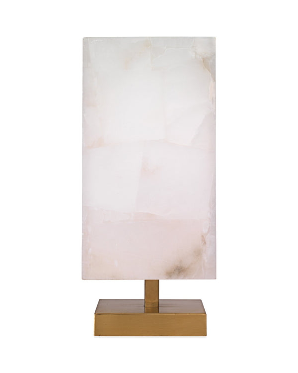 Jamie Young Ghost Axis Table Lamp In Alabaster