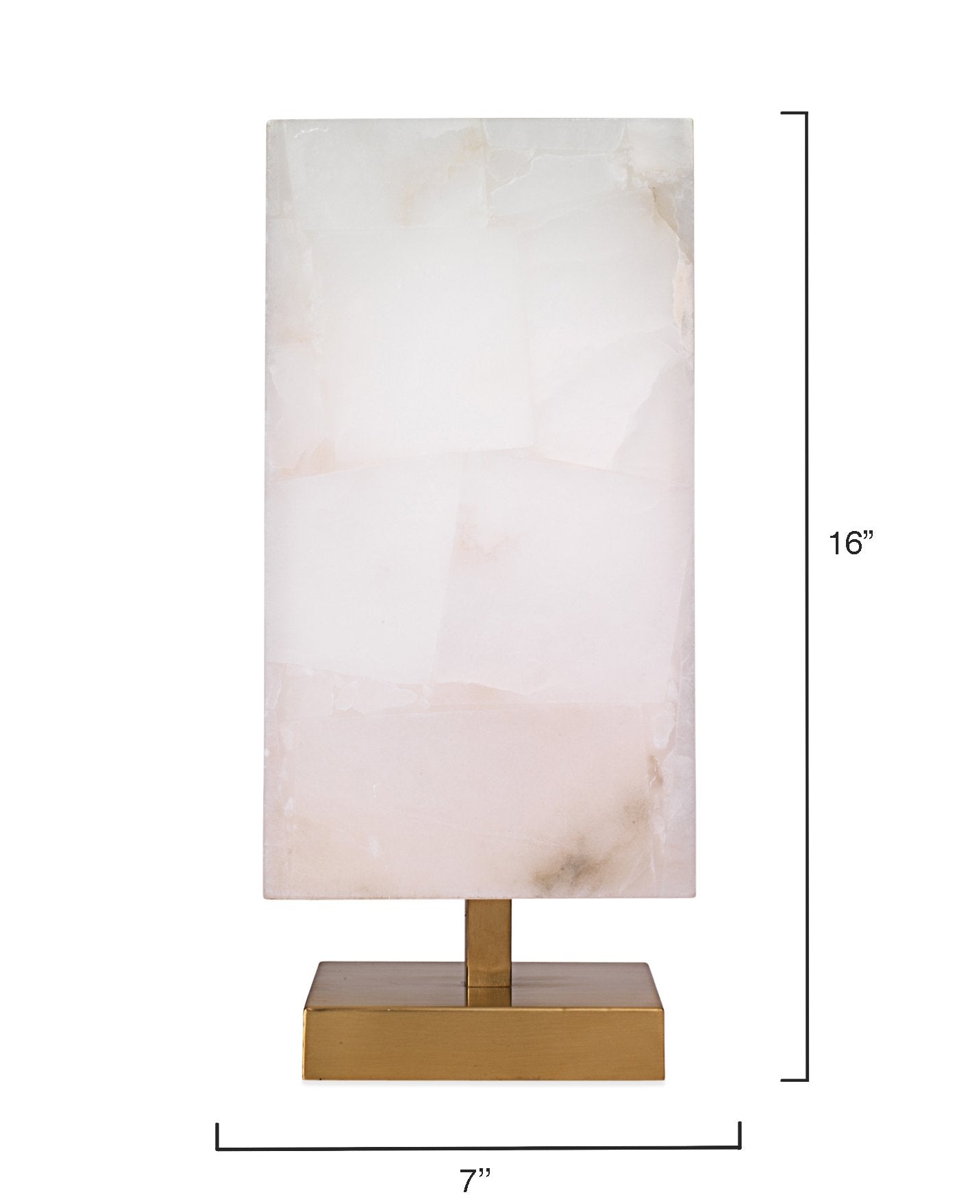 Jamie Young Ghost Axis Table Lamp In Alabaster