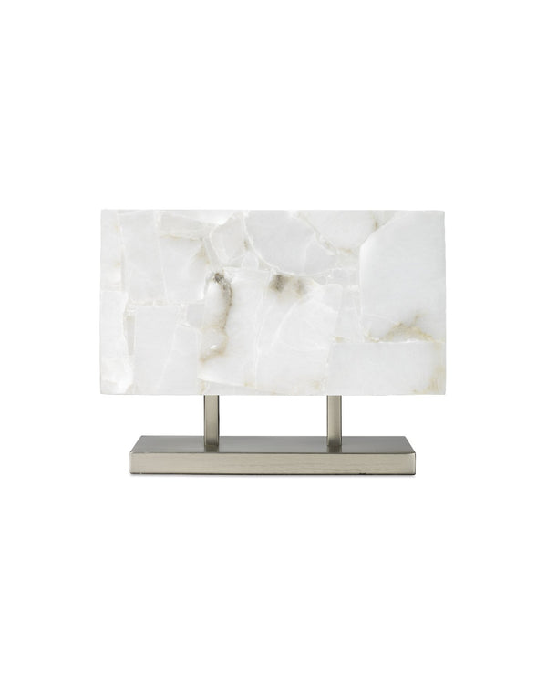 Jamie Young Ghost Horizon Table Lamp In Alabaster