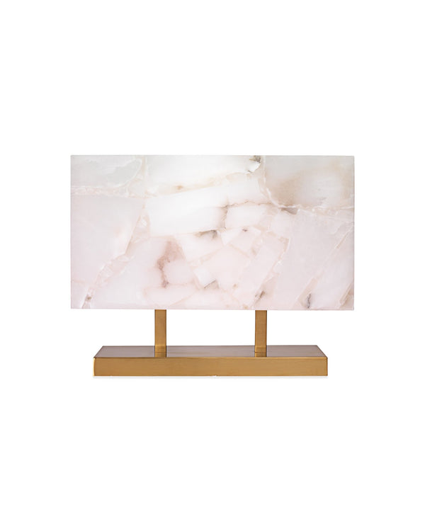 Jamie Young Ghost Horizon Table Lamp In Alabaster