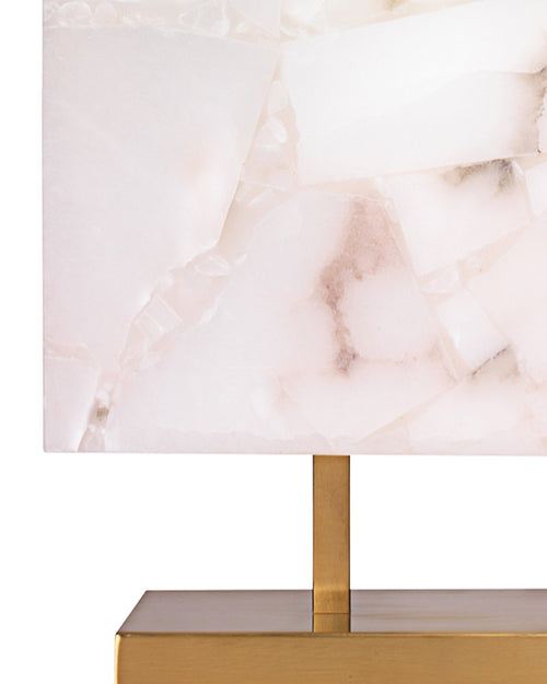 Jamie Young Ghost Horizon Table Lamp In Alabaster