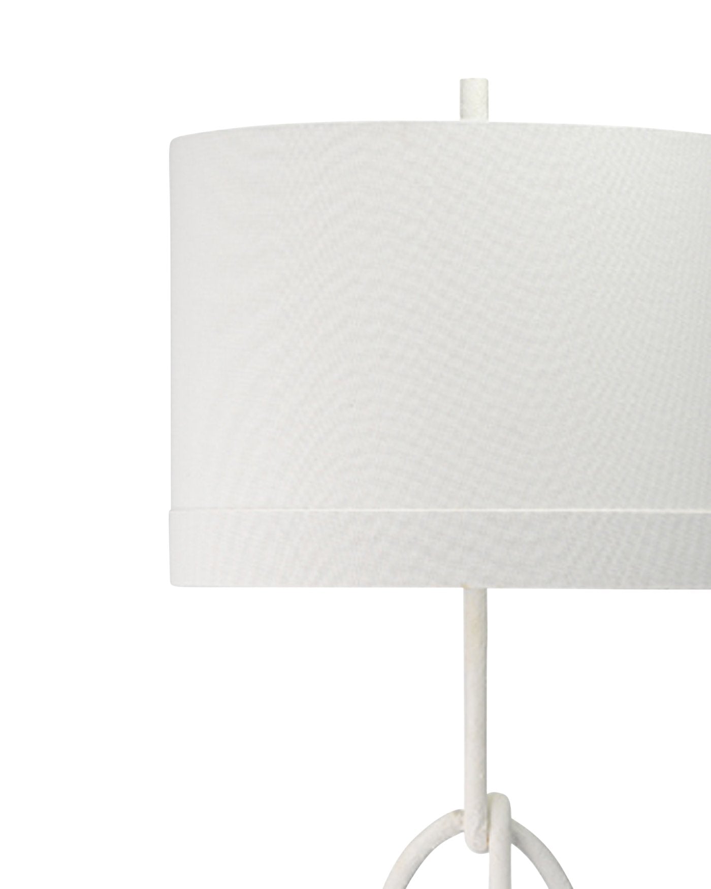 Jamie Young Knot Floor Lamp In White Gesso