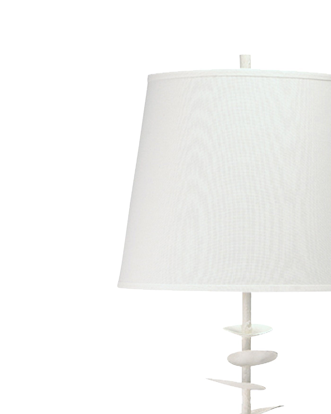 Jamie Young Petals Floor Lamp In White Gesso