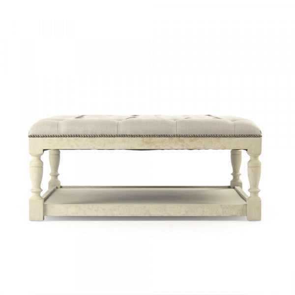 Zentique Square Tufted Ottoman