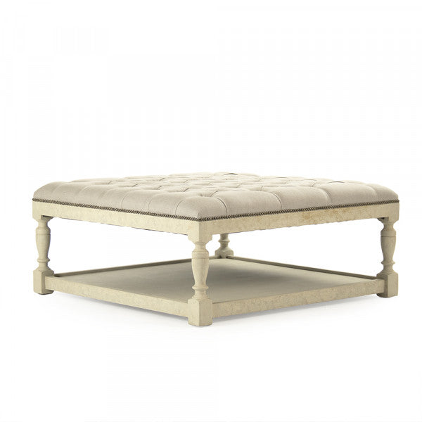Zentique Square Tufted Ottoman