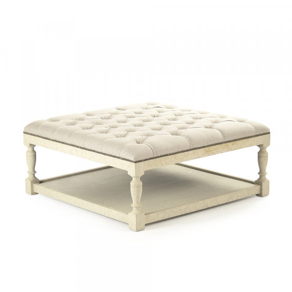 Zentique Square Tufted Ottoman