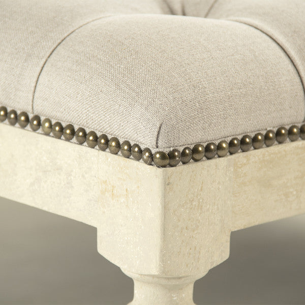 Zentique Square Tufted Ottoman