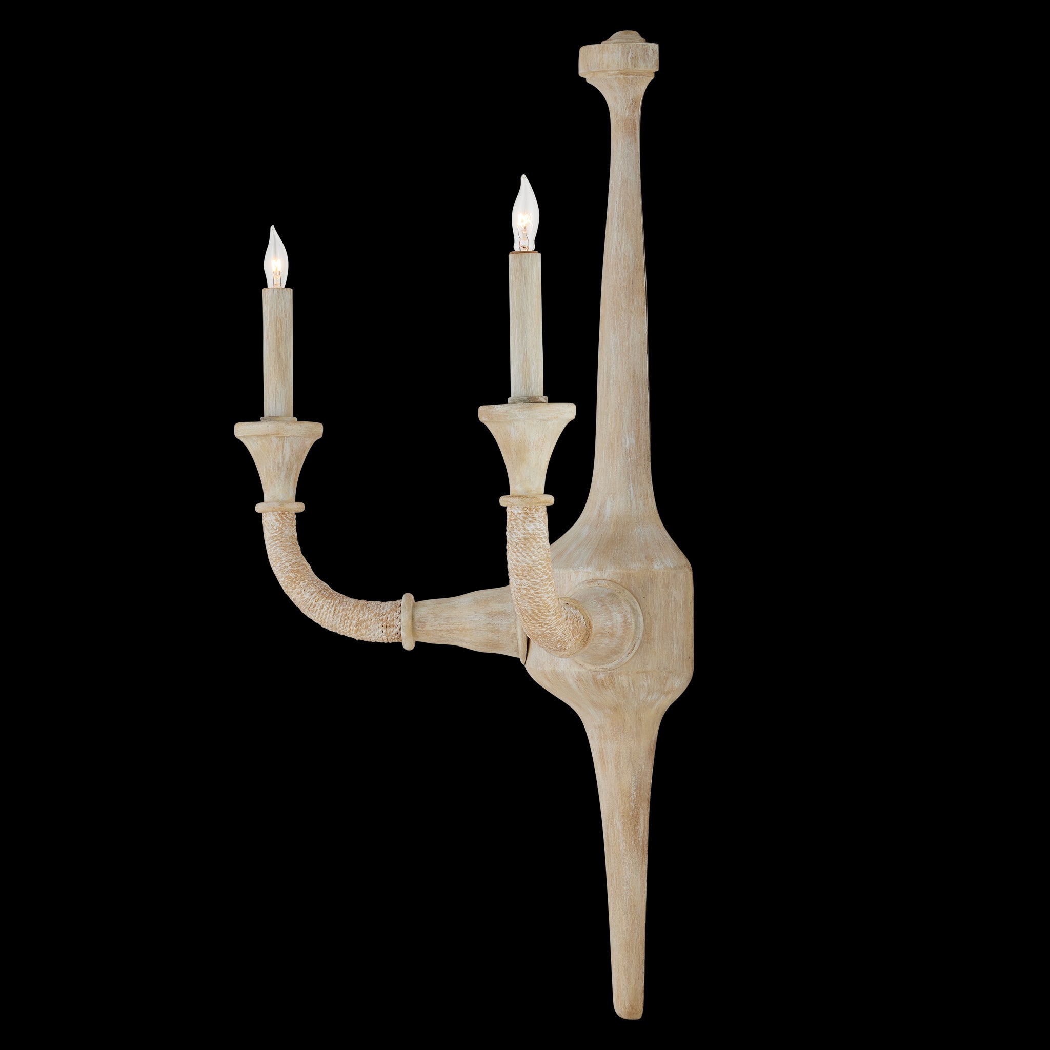 Currey & Company Aleister 2 Light Wall Sconce