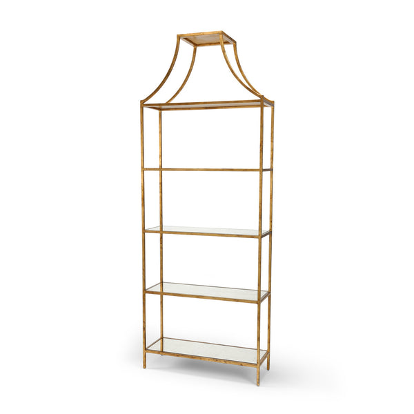 Chelsea House Classic Gilt Etagere in Gold