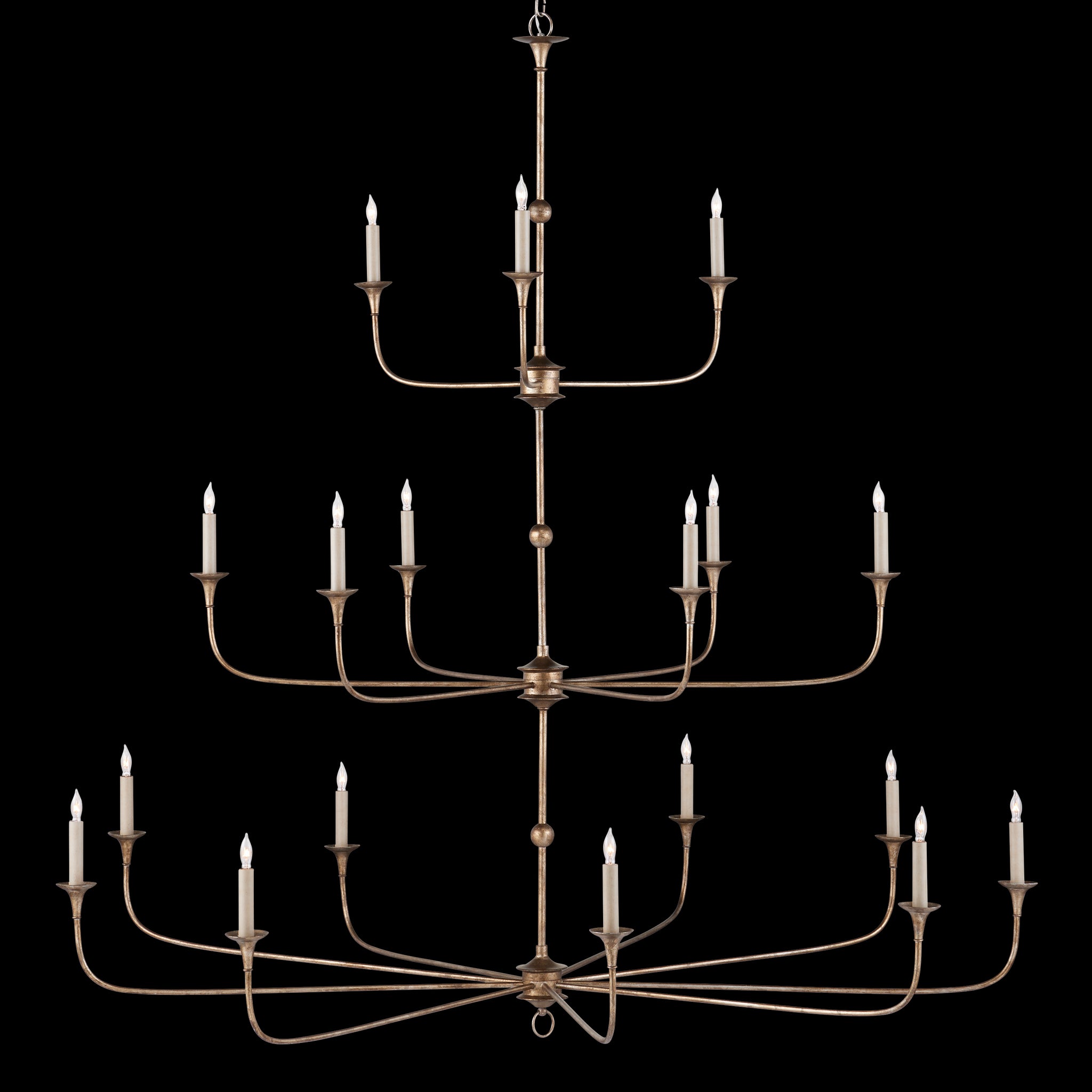 Currey & Company Nottaway 60" Bronze 18 Light Chandelier