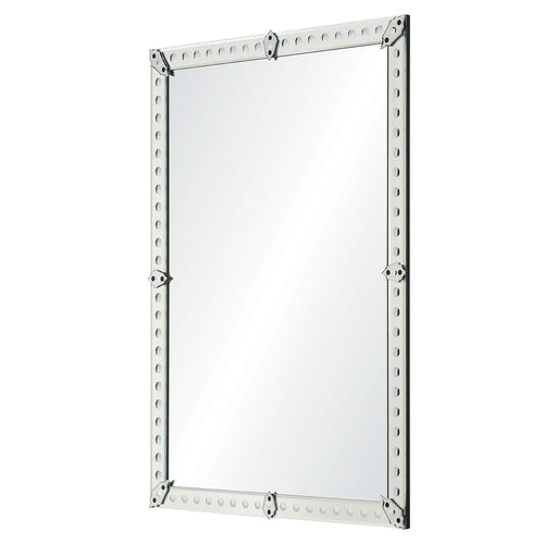 Mirror Home Dainty Wall Mirror with Convex Details
