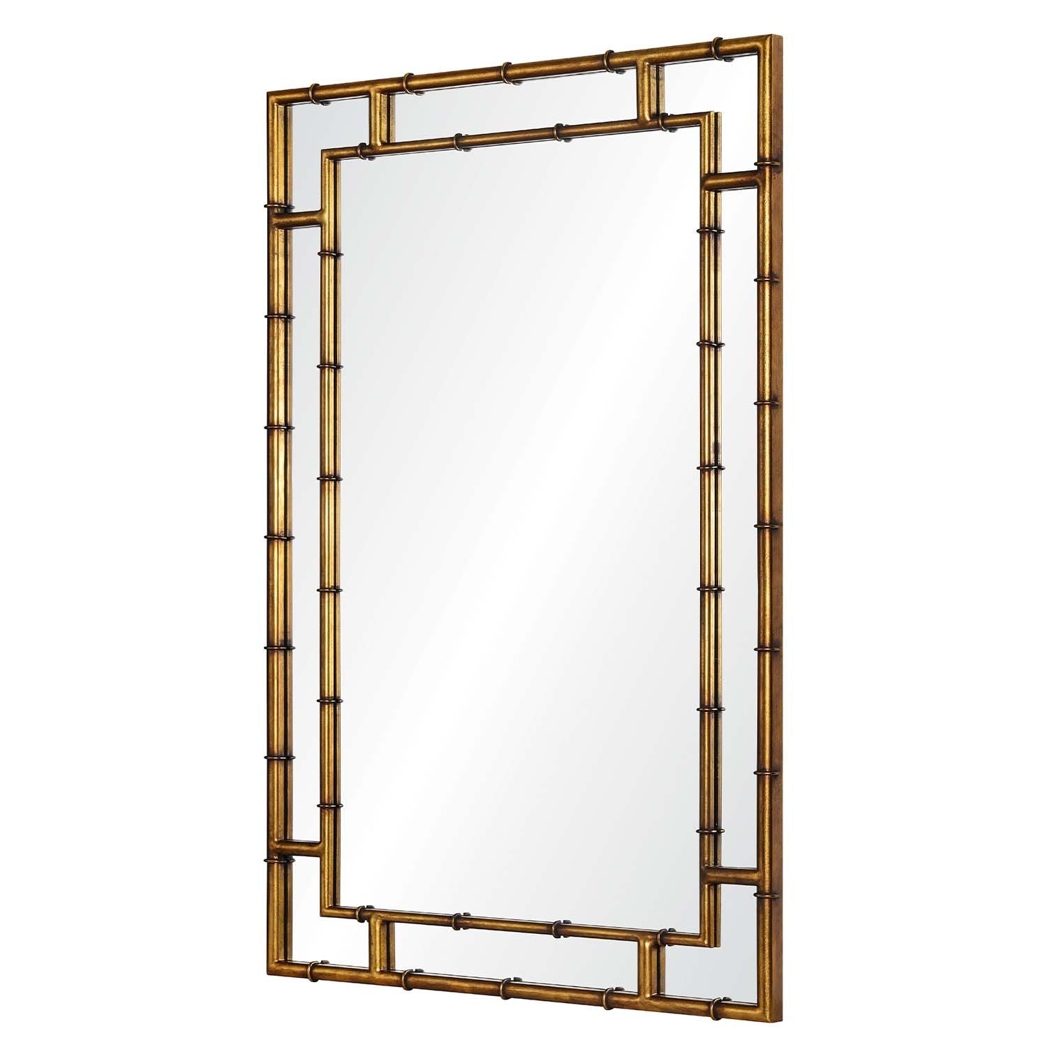Mirror Home Double Bamboo Wall Mirror
