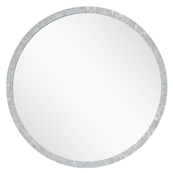Mirror Home Round Mother of Pearl Mirror
