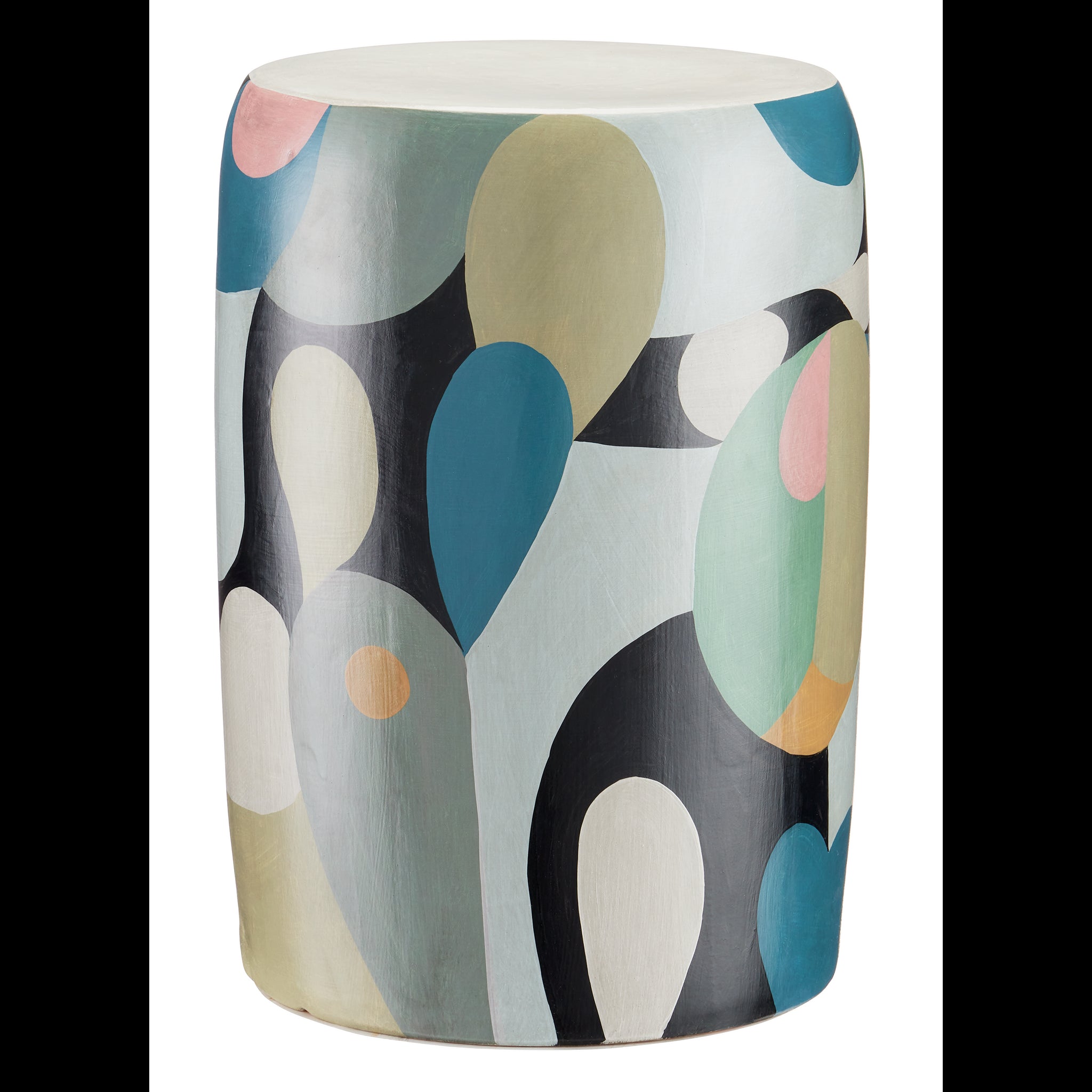 Currey & Company 17.5" So Nouveau Terracotta Accent Table