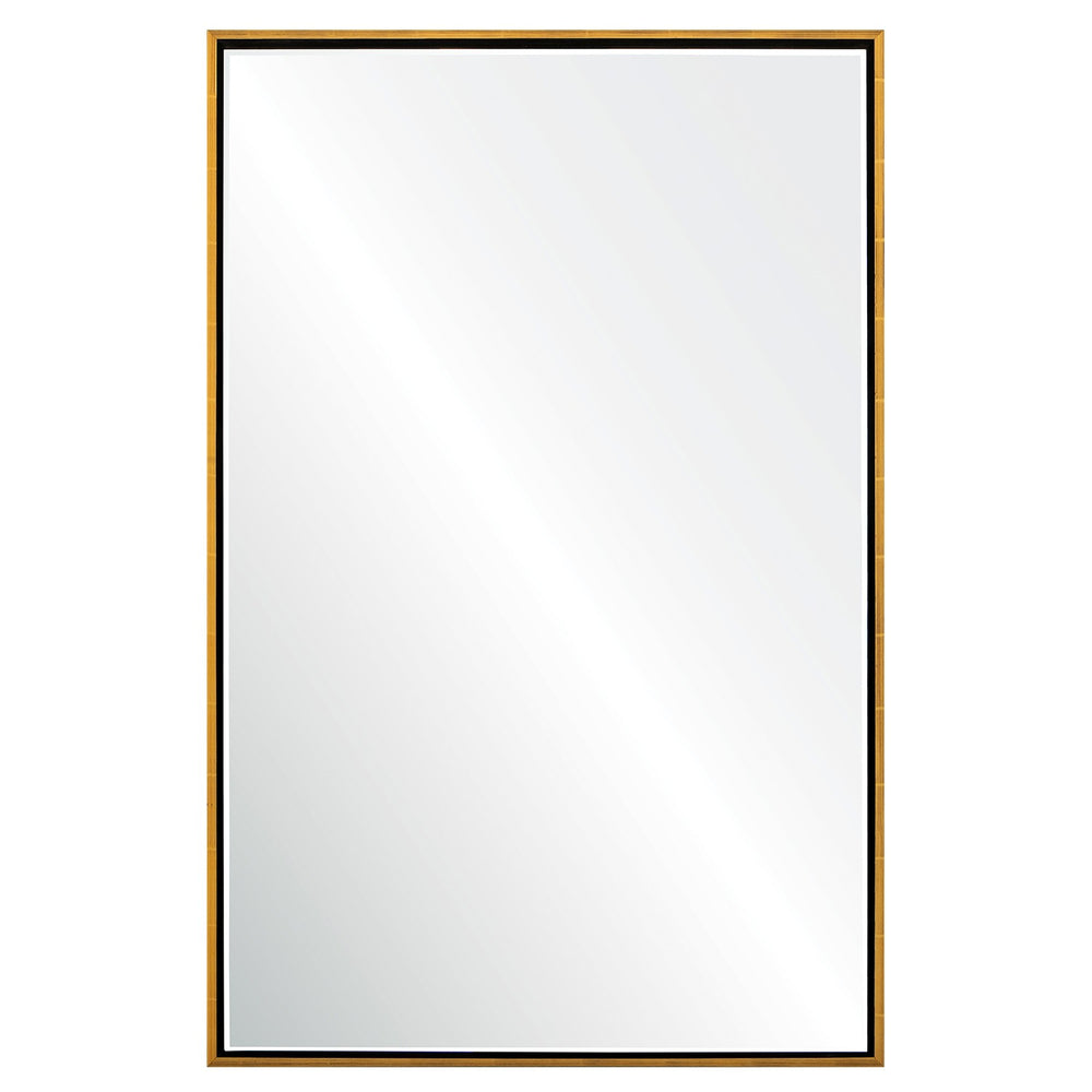 Mirror Home Ebony & Water Gilded Mirror in Gold or Silver Leaf