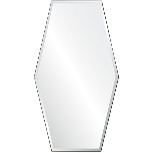 Mirror Home Diamond Shaped Mirror in Stainless Steel