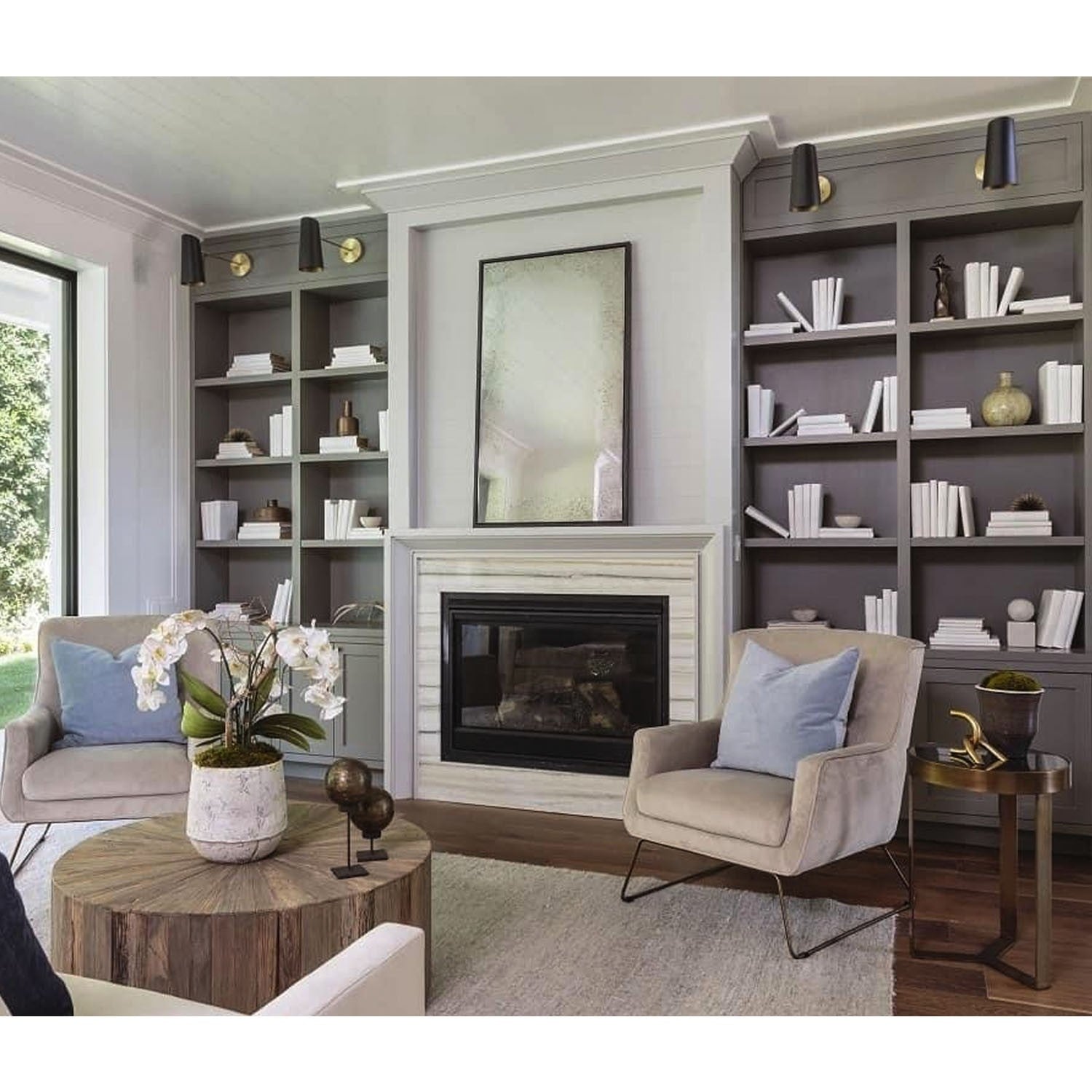 Mirror Home Antique Mirror in Rustic White or Black